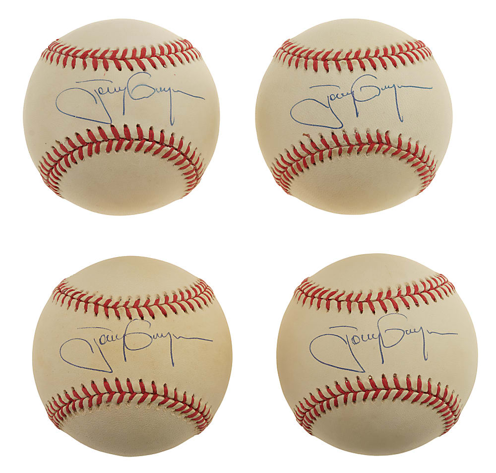 Tony Gwynn Single-Signed Baseball Collection (12) - Upper Deck