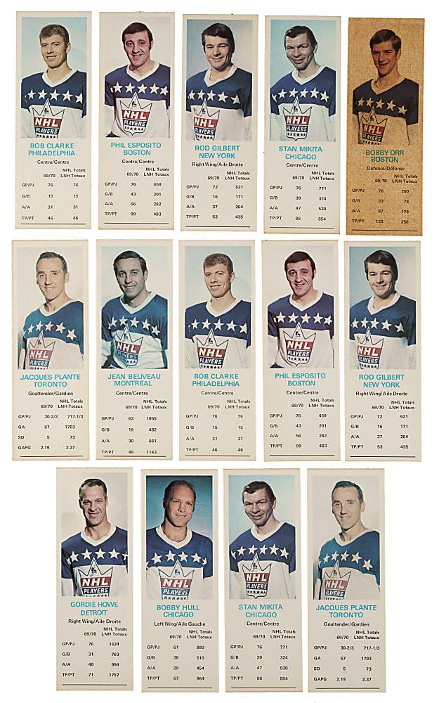 1970-1971 Dad's Cookies Hockey Complete Set Pair (2 Sets, 288 Cards)
