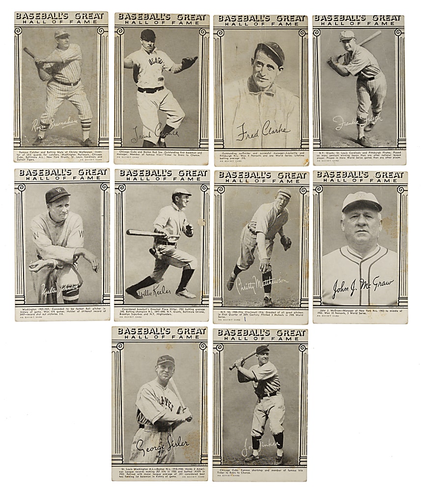 1948 W464 Baseball's Great Hall of Fame Exhibits Collection (14)