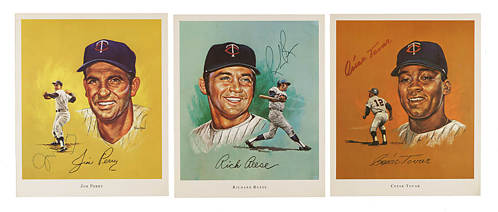 Signed 1970 SuperValu Minnesota Twins Near-Complete Set (11/12)