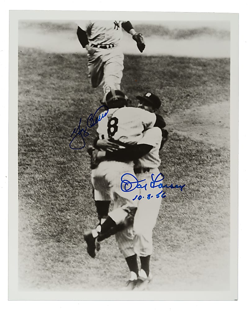 Yogi Berra and Don Larsen Signed Photograph