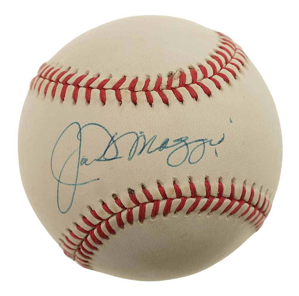Joe DiMaggio Single-Signed Baseball