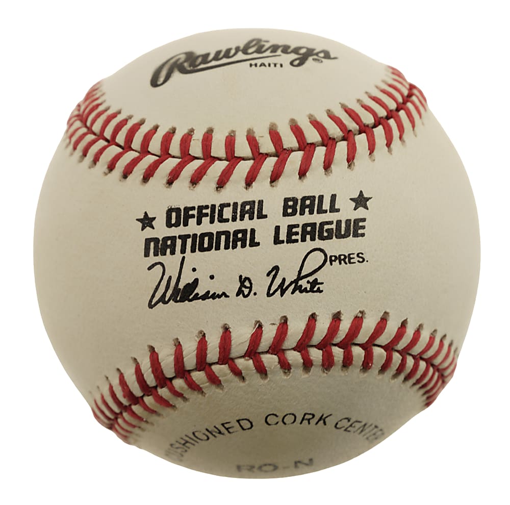 Hank Aaron Single-Signed Baseball