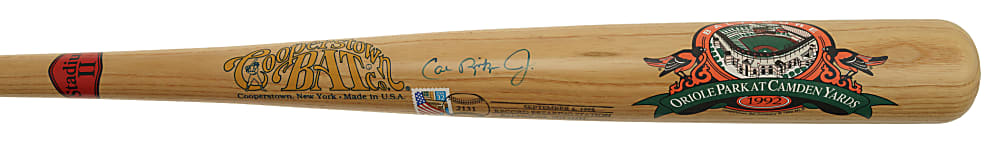 Cal Ripken Jr. Signed Cooperstown Bat