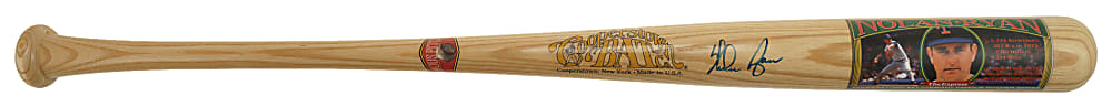 Nolan Ryan Signed Cooperstown Bat