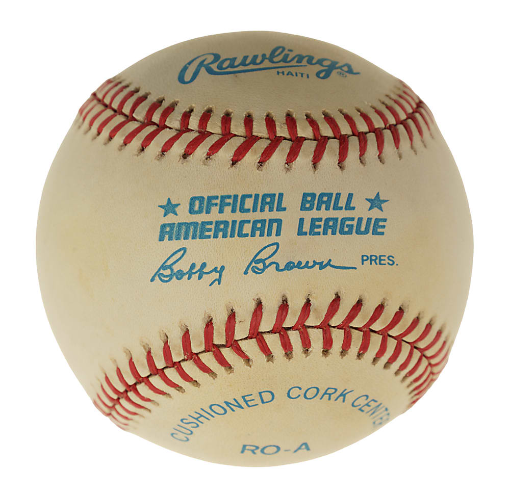 Joe DiMaggio Single-Signed Baseball