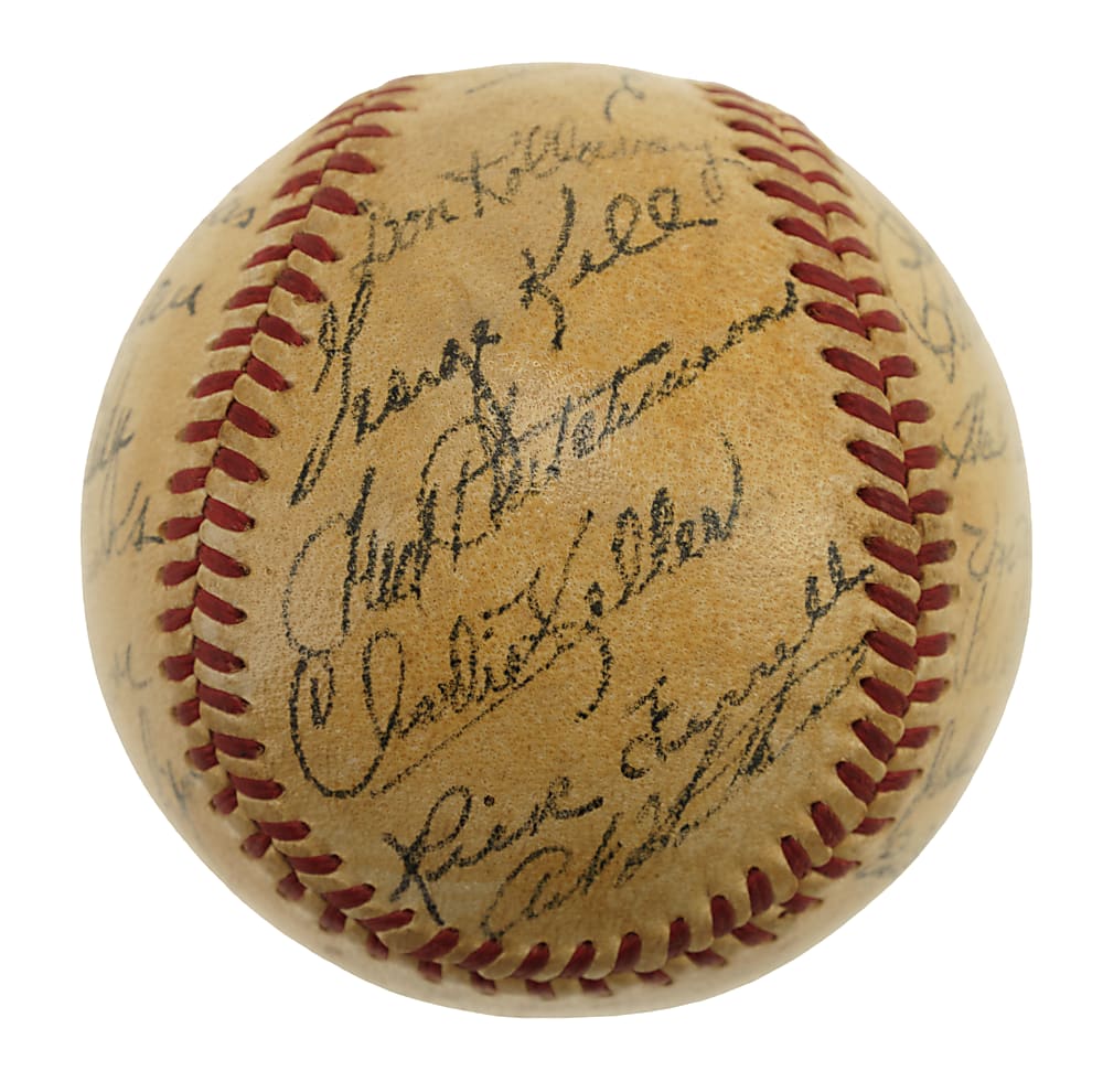 1950 Detroit Tigers Team-Signed Baseball