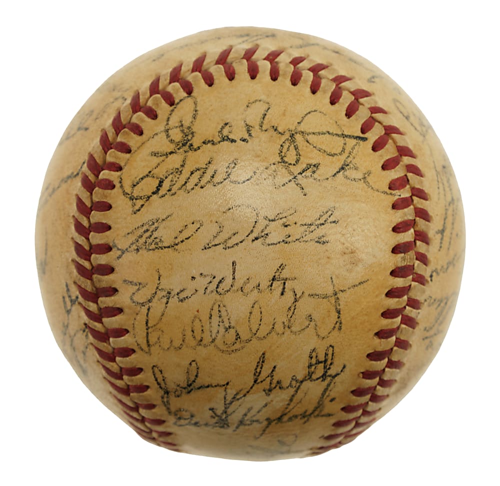 1950 Detroit Tigers Team-Signed Baseball