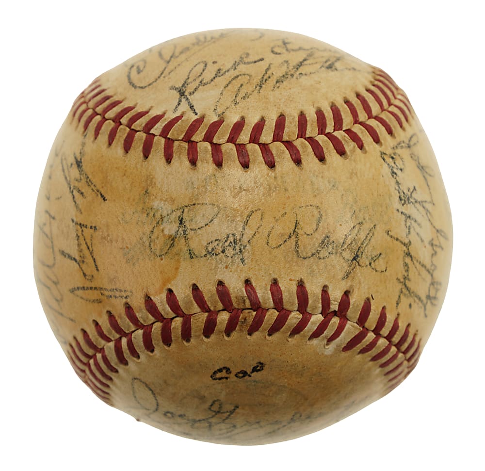1950 Detroit Tigers Team-Signed Baseball