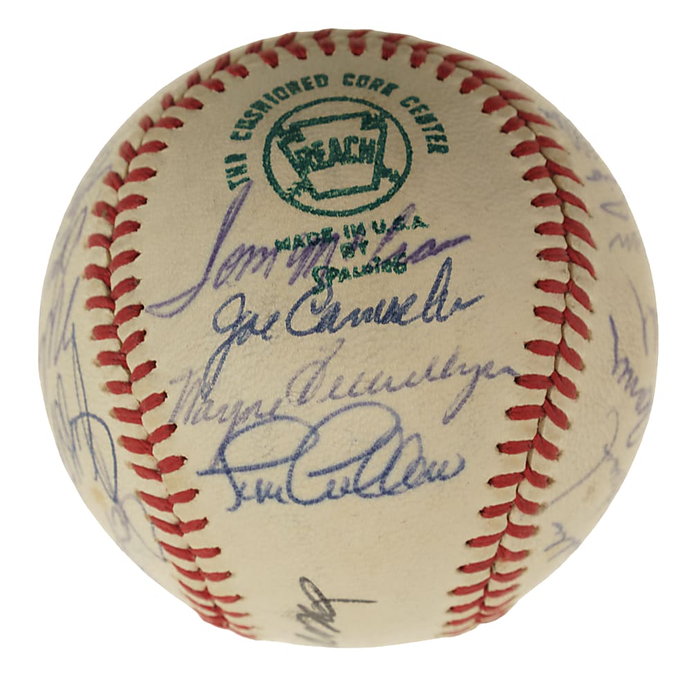 1971 Washington Senators Team-Signed Baseball with Ted Williams and Nellie Fox - JSA