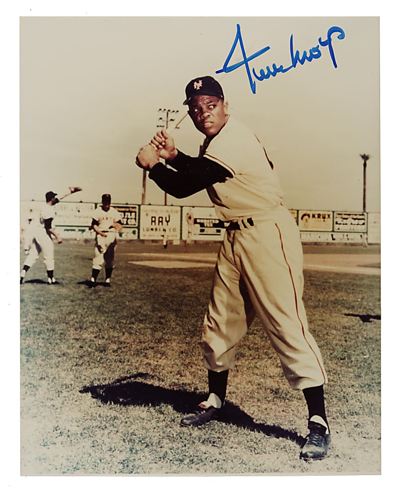 Willie Mays Signed Photograph