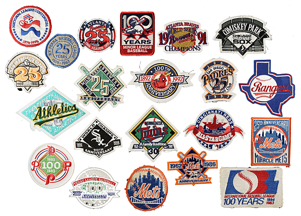 1963 to 1996 Baseball Patch Collection (25)