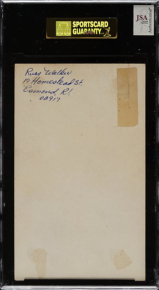 Signed 1936 R313 National Chicle "Fine Pen" Lefty Grove - SGC/JSA