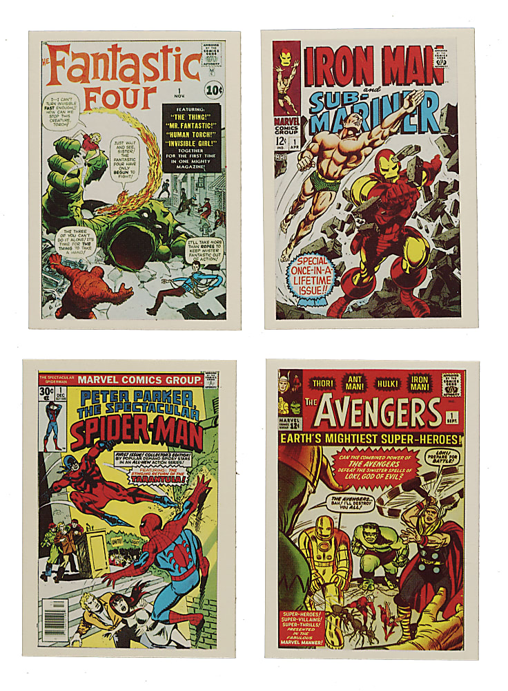 1984 FTCC "Marvel Superheroes First Issue Covers" Complete Set (60)