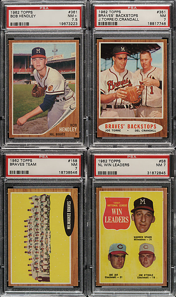 1962 Topps PSA-Graded Collection (20)
