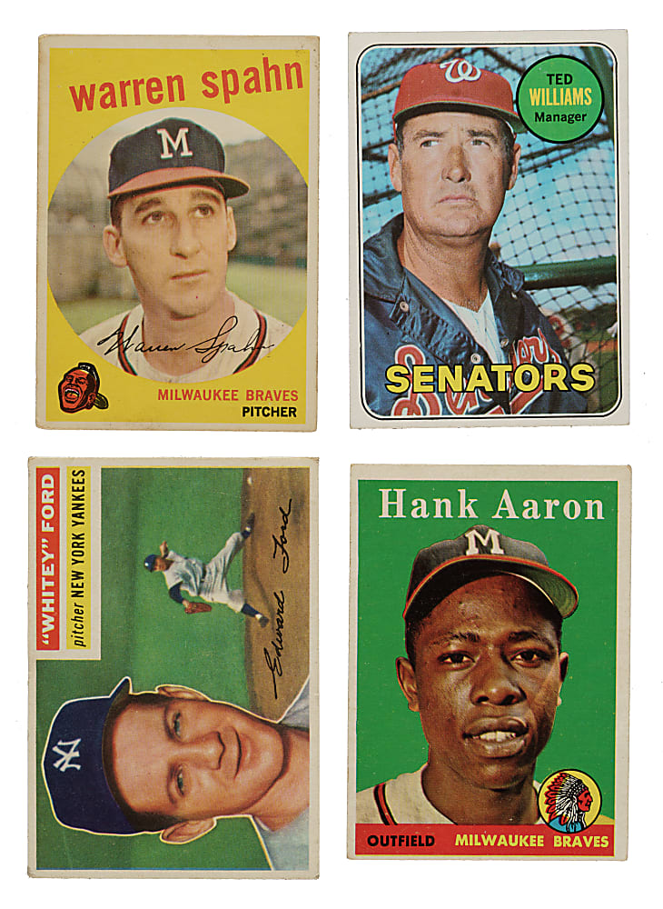1953 to 1975 Topps and Johnston Cookies Collection (79) Including 25 Hall of Famers