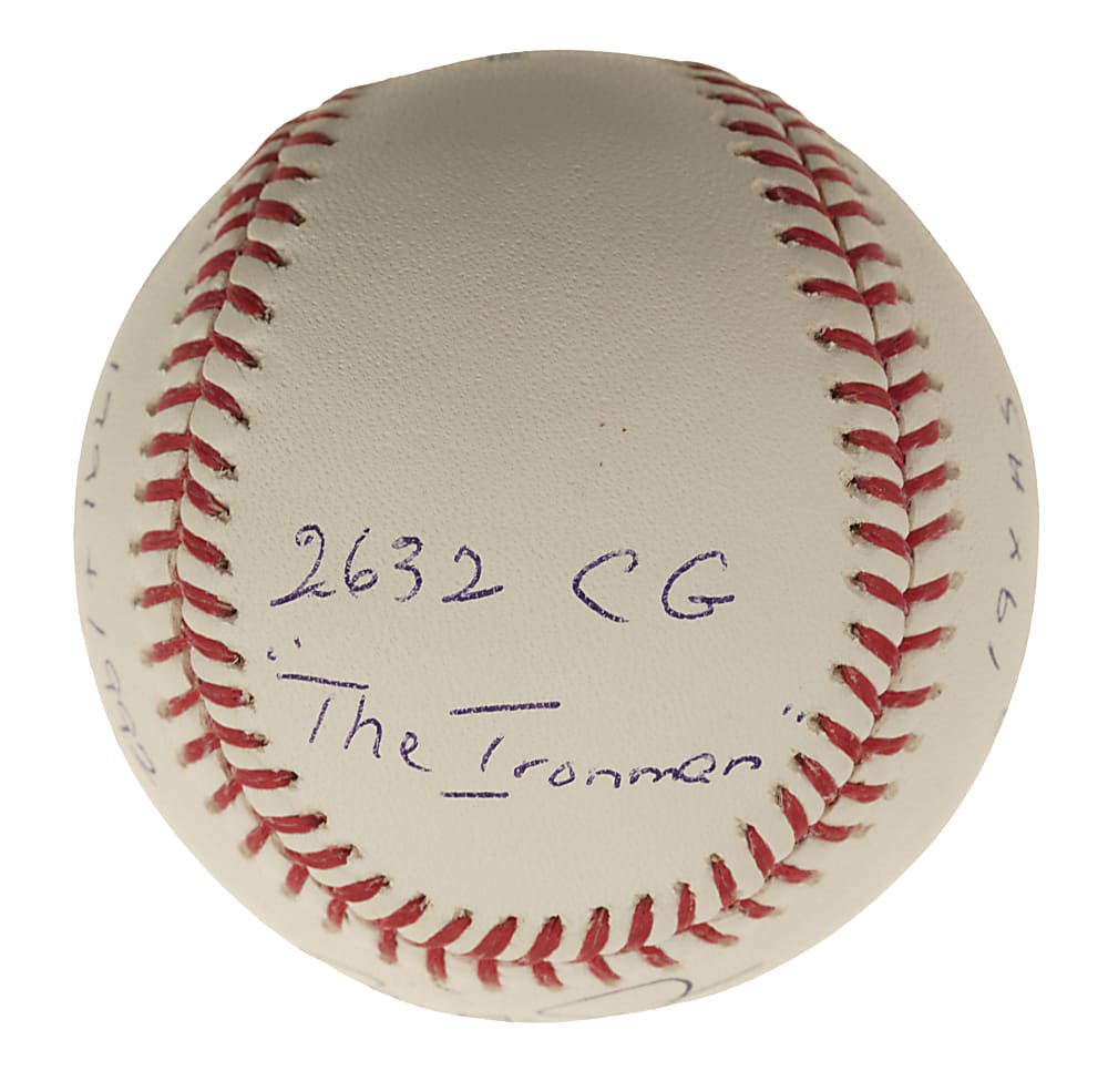 Cal Ripken Jr. Single-Signed Stat Ball