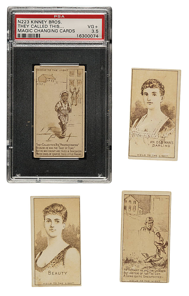 1889 N223 Kinney Bros. Magic Changing Cards Partial Set (36/51)
