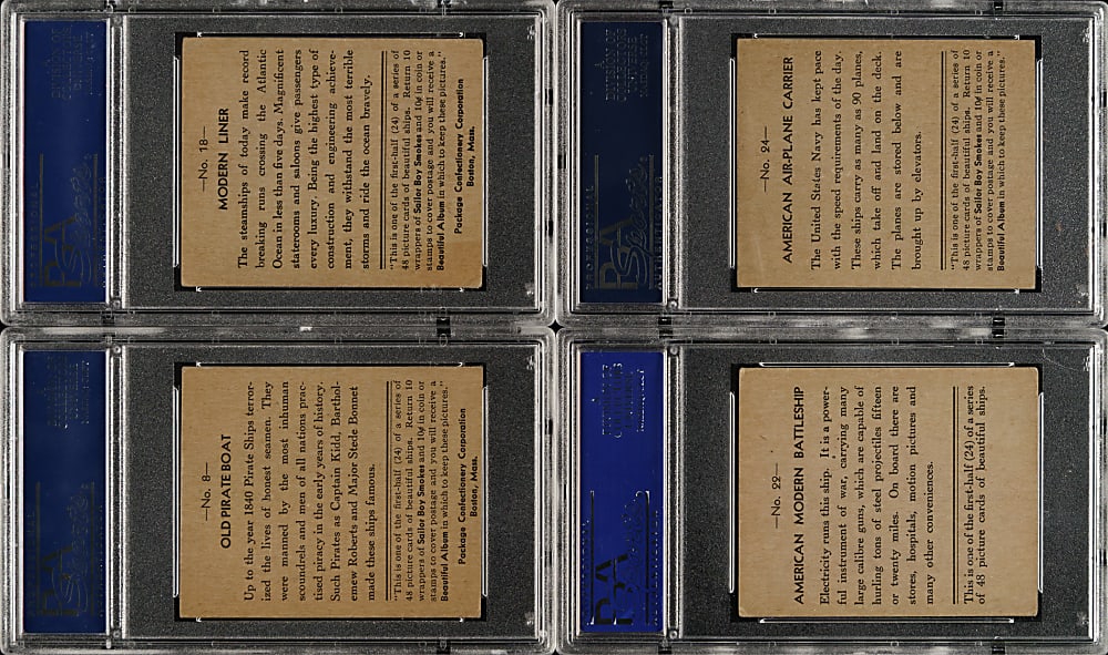 1933 R135-1 "Beautiful Ships" Near-Complete Set (23/24)