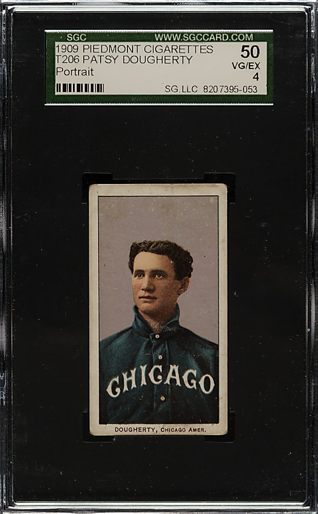 1909-1911 T206 White Border Patsy Dougherty Portrait SGC VG/EX 50