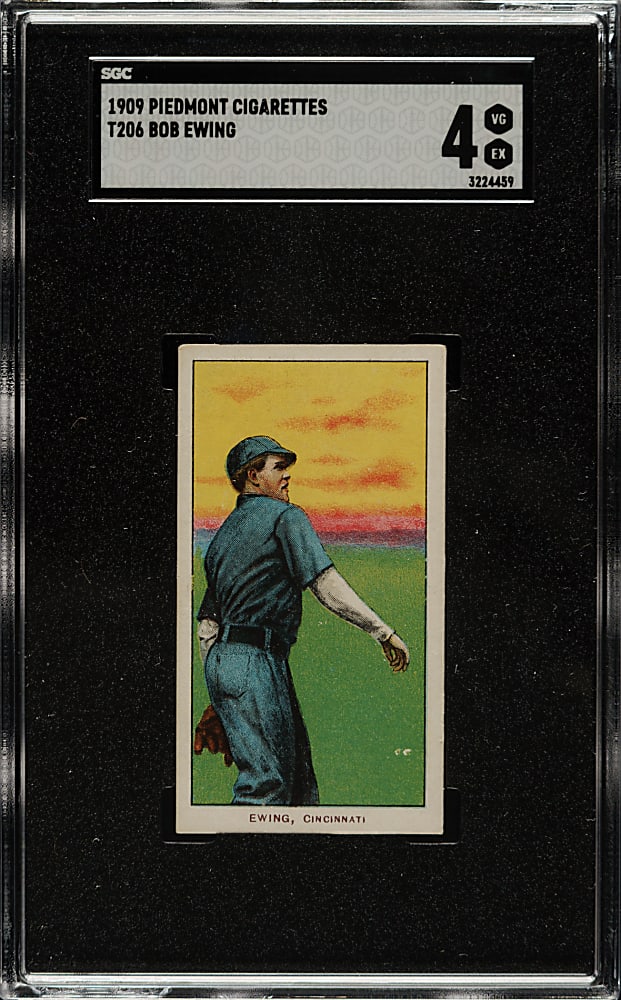 1909-1911 T206 White Border Bob Ewing SGC VG/EX 4