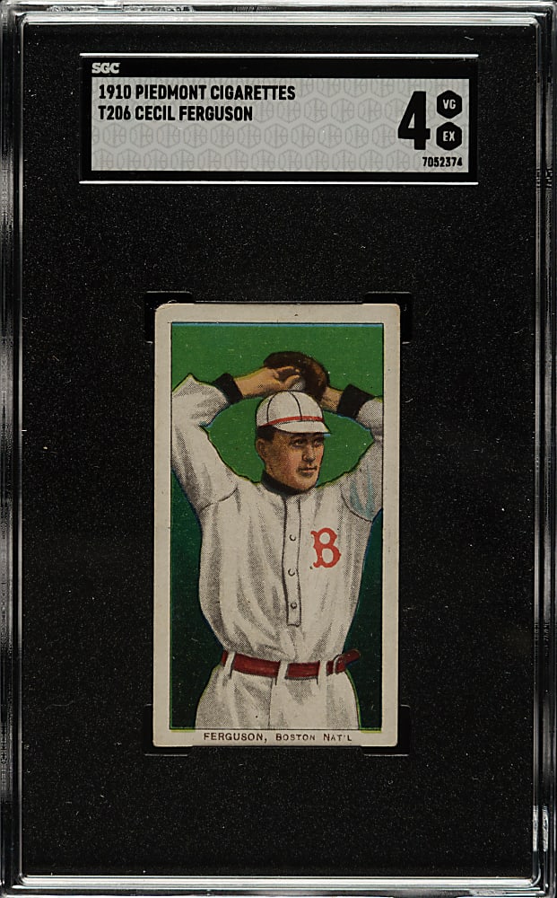 1909-1911 T206 White Border Cecil Ferguson SGC VG/EX 4