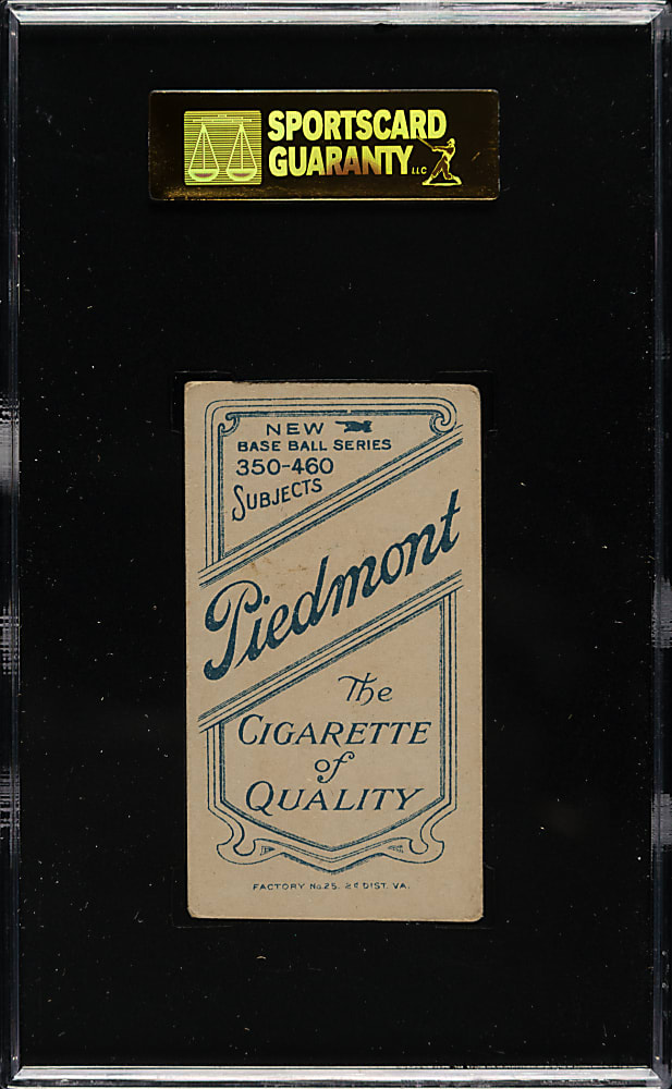 1909-1911 T206 White Border Rube Manning Pitching SGC VG/EX 50