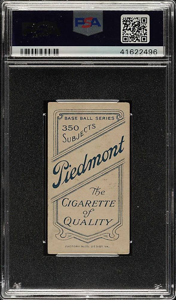 1909-1911 T206 White Border Boss Schmidt Portrait PSA VG-EX 4