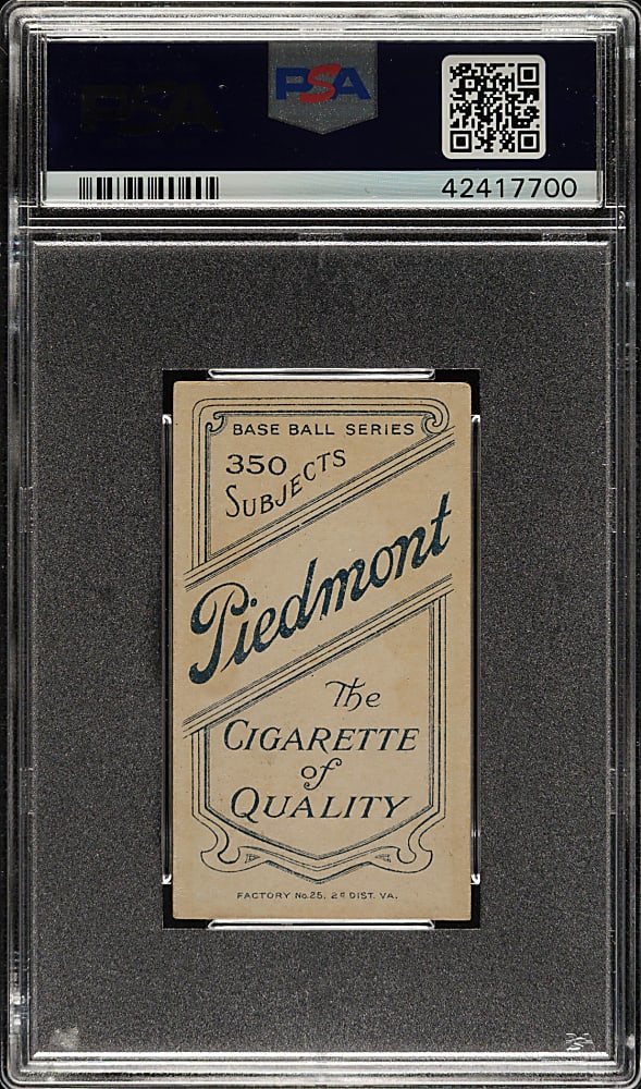 1909-1911 T206 White Border Oscar Stanage PSA VG-EX 4