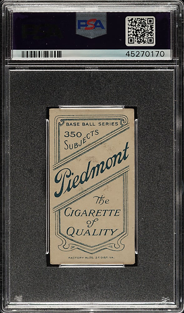 1909-1911 T206 White Border Ted Easterly PSA VG-EX 4