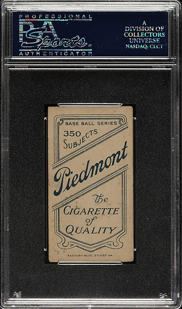 1909-1911 T206 White Border Steve Evans PSA VG-EX 4