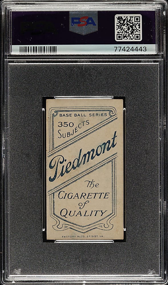 1909-1911 T206 White Border Home Run Baker PSA VG-EX 4