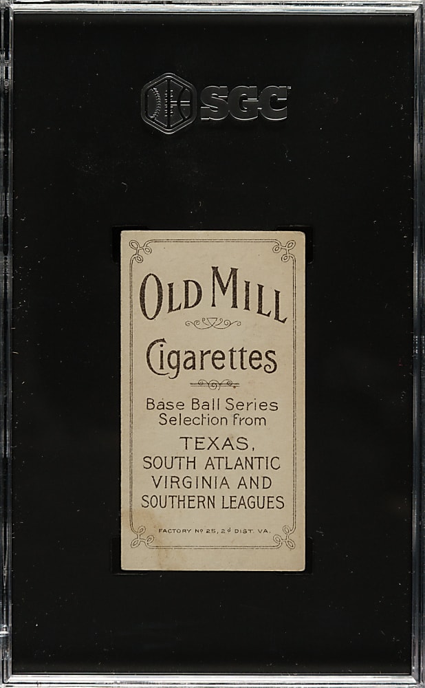 1909-1911 T206 White Border Ed Foster Southern Leaguer SGC VG/EX 4 - Old Mill Back