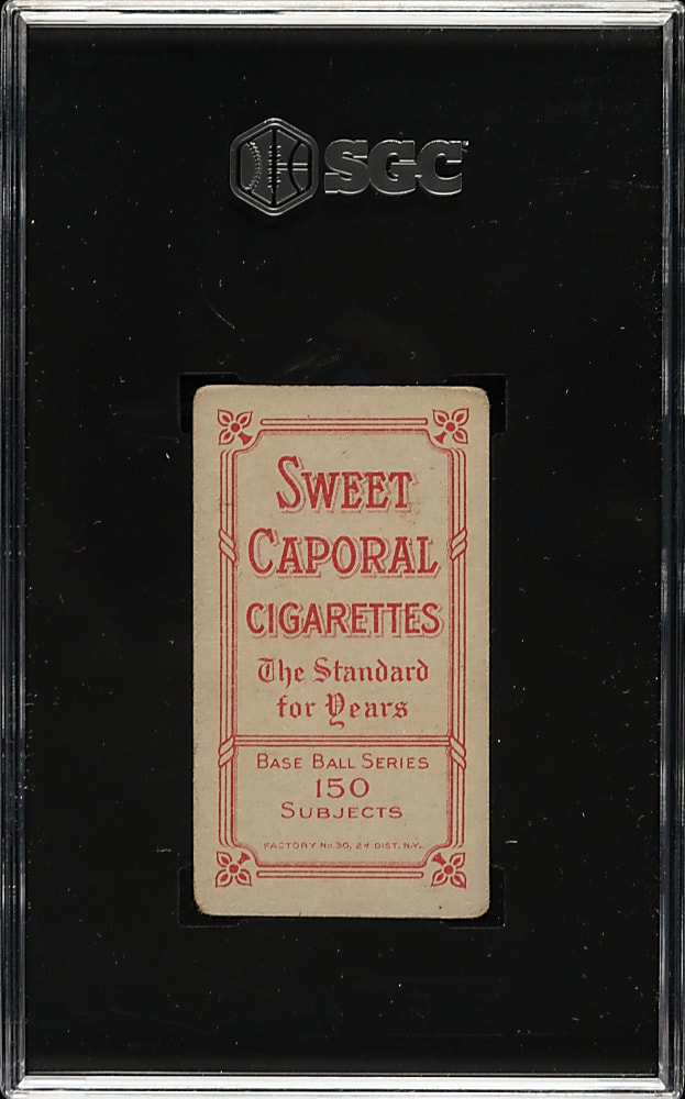 1909-1911 T206 White Border John McGraw Finger in Air SGC VG 3