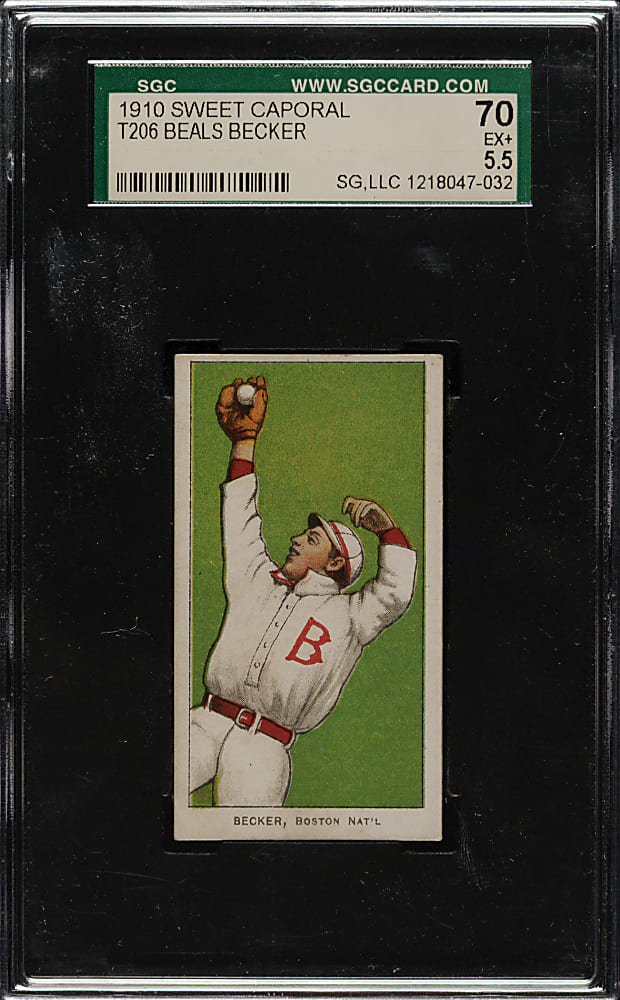 1909-1911 T206 White Border Beals Becker SGC EX+ 70