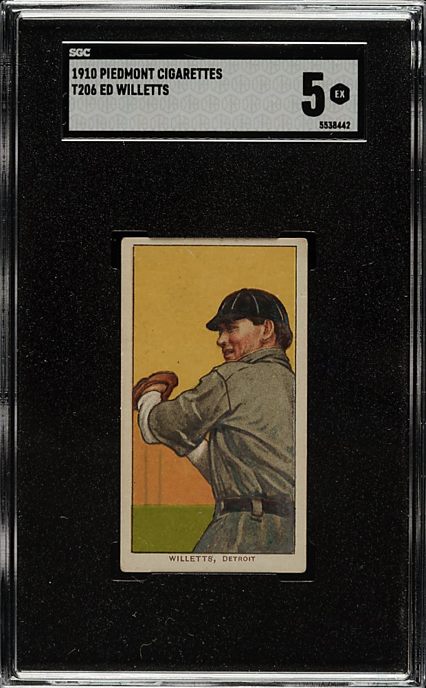 1909-1911 T206 White Border Ed Willetts SGC EX 5