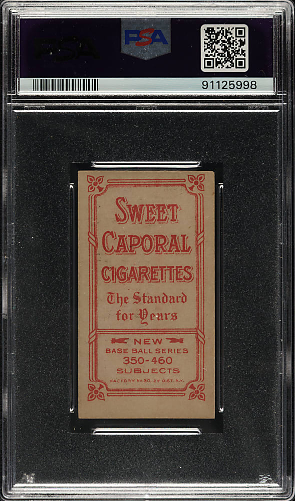 1909-1911 T206 White Border Rube Oldring Batting PSA VG-EX+ 4.5