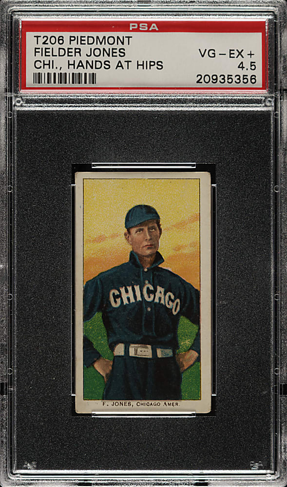 1909-1911 T206 White Border Fielder Jones Hands at Hips PSA VG-EX+ 4.5