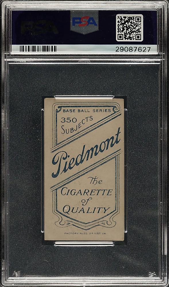 1909-1911 T206 White Border Patsy Dougherty Arm In Air PSA VG-EX+ 4.5 (Charles Bray Collection)