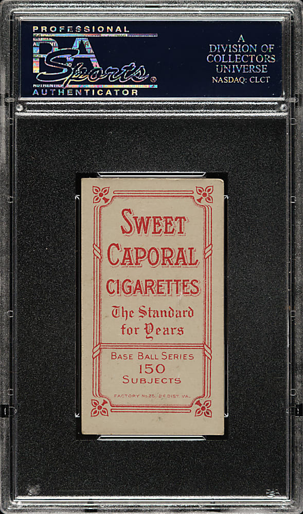 1909-1911 T206 White Border Admiral Schlei Catching PSA VG-EX+ 4.5