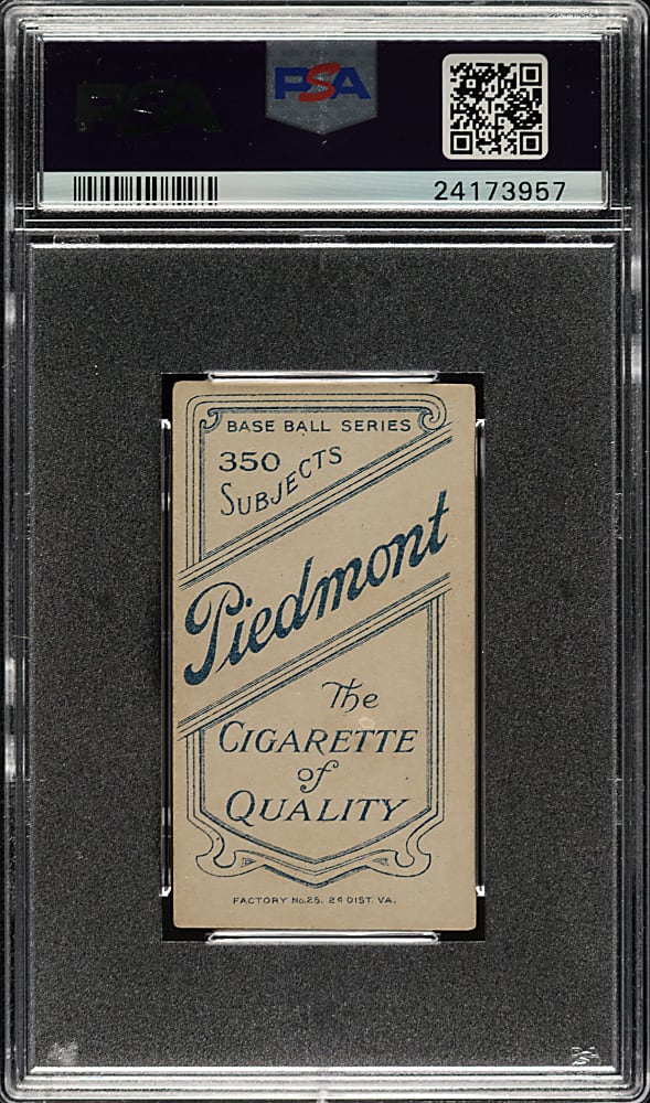 1909-1911 T206 White Border Lena Blackburne PSA VG-EX+ 4.5