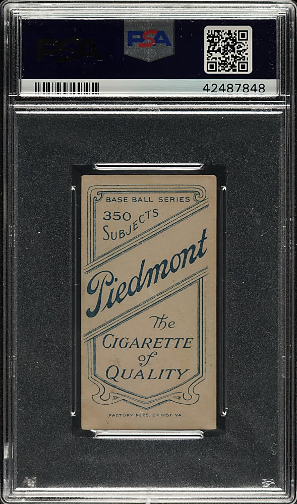 1909-1911 T206 White Border Bob Groom PSA VG-EX 4