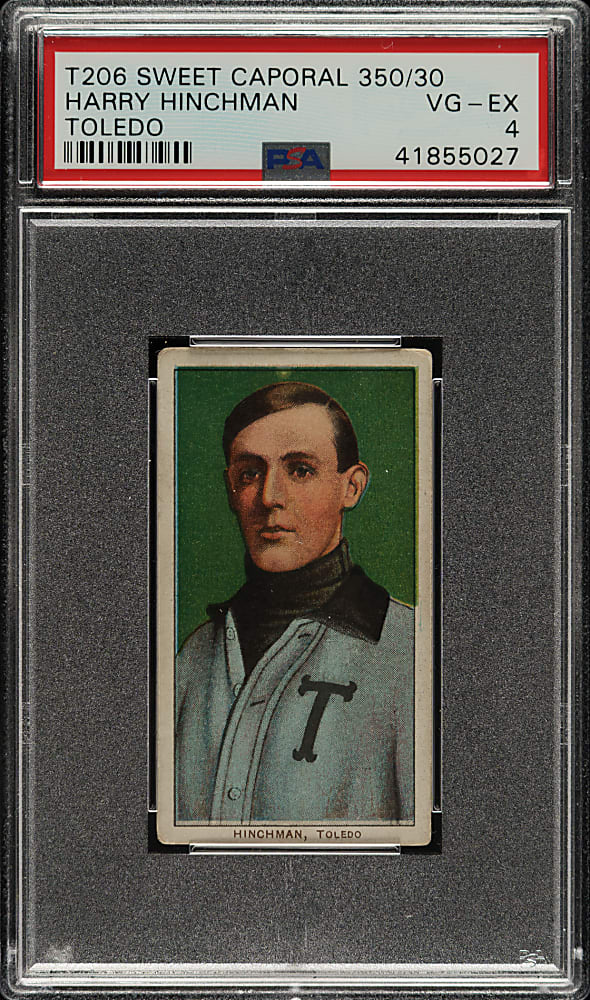 1909-1911 T206 White Border Harry Hinchman PSA VG-EX 4