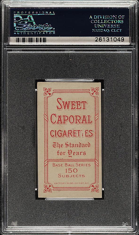 1909-1911 T206 White Border Simon Nicholls Hands On Knees PSA VG-EX 4