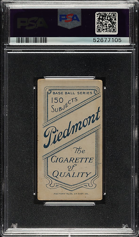 1909-1911 T206 White Border Glenn Liebhardt PSA VG+ 3.5