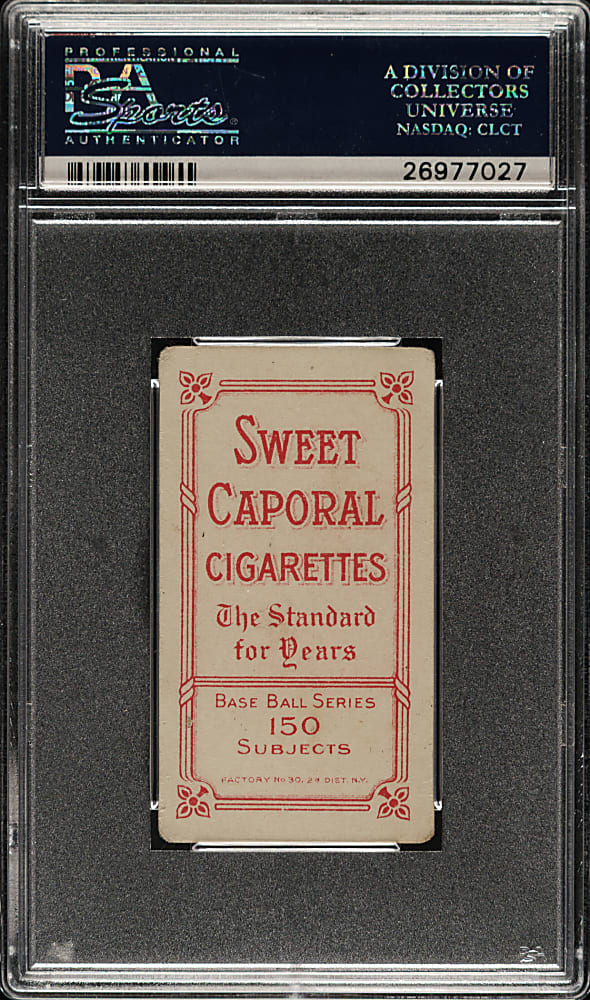 1909-1911 T206 White Border George Brown Chicago PSA VG 3