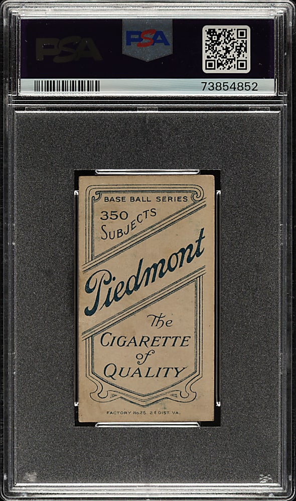 1909-1911 T206 White Border Jack Dunn PSA VG 3