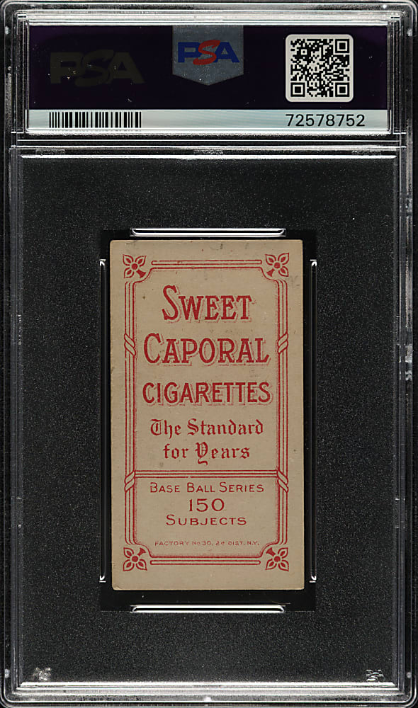 1909-1911 T206 White Border Tim Jordan Portrait PSA VG-EX 4