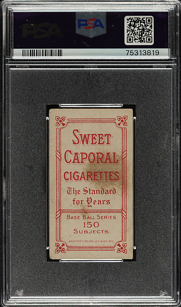 1909-1911 T206 White Border Ed Reulbach Glove Showing PSA VG 3