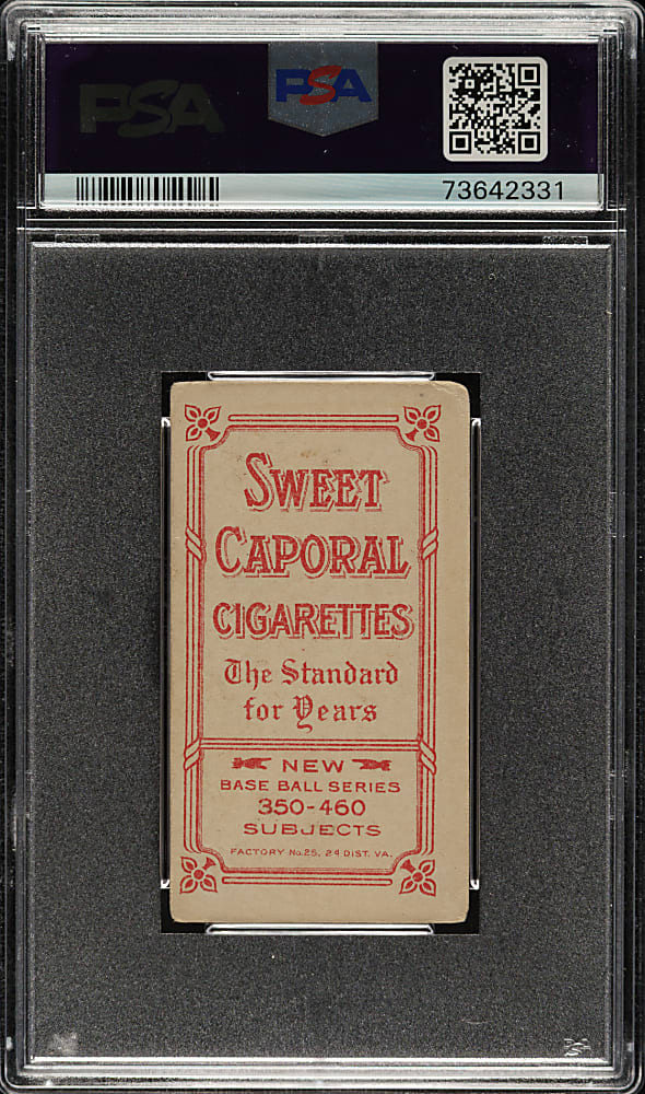 1909-1911 T206 Ed Reulbach No Glove Showing PSA VG 3